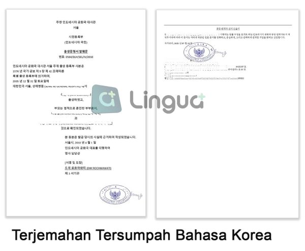 Terjemahan Resmi Bahasa Korea